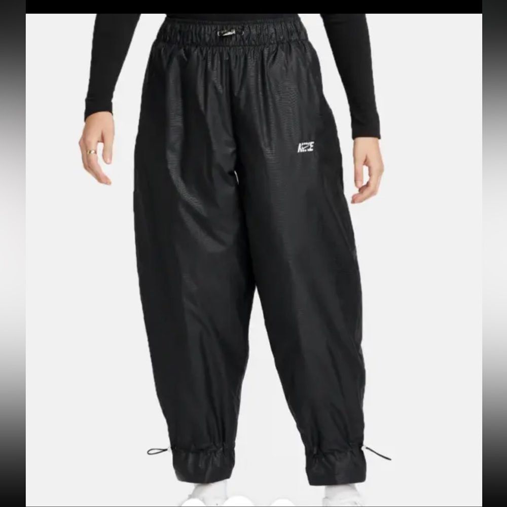 Nike Women Black Icon Clash Loose Fit Water Repellent Jogger Pants XXL